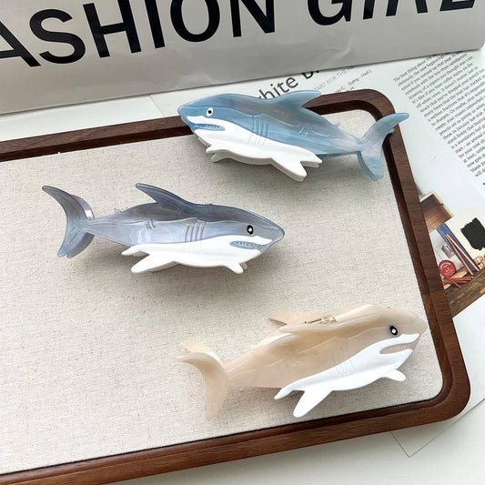 Shark series acetate hairpin, beach hairpin
