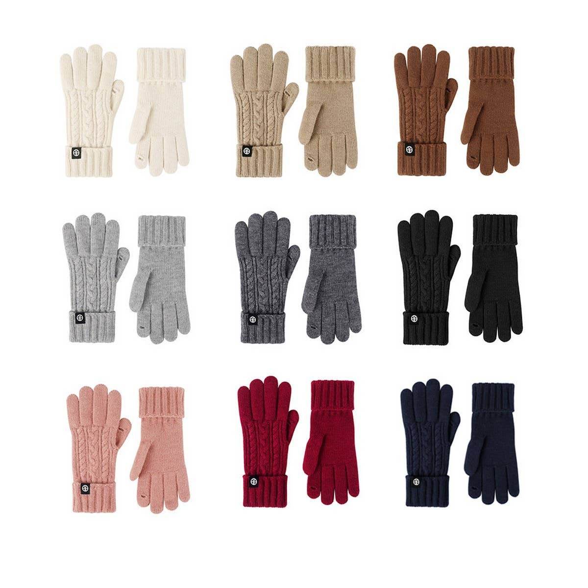 WINTER OUTDOOR CYCLING KNITTED TOUCHSCREEN GLOVES_CWAG0377