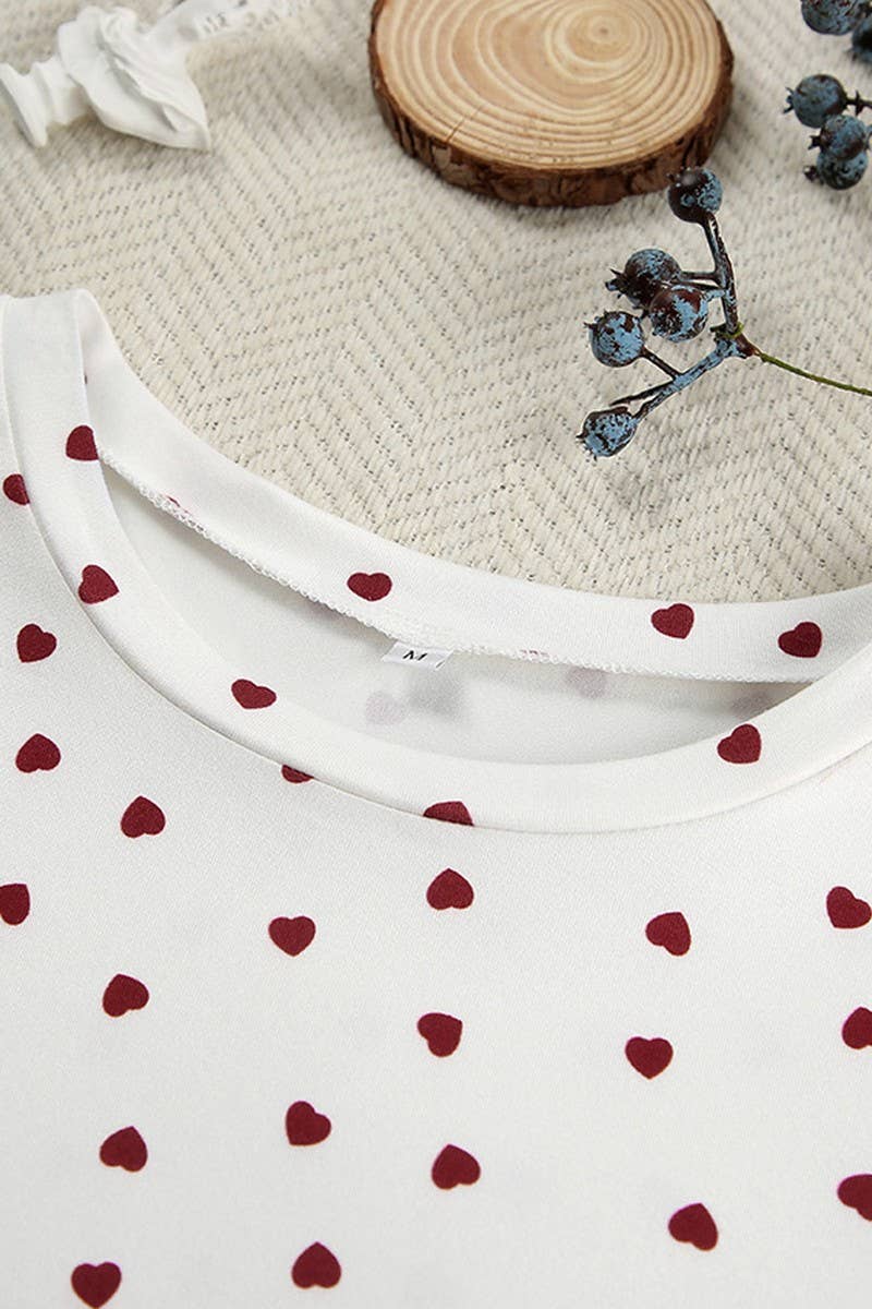 CWSPJ0047_KNIT PRINTED SHORT SLEEVED SHORTS PAJAMAS SET