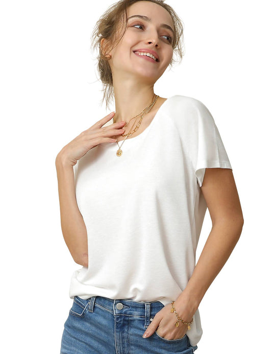 CWTTS693_ROUND NECK REGLAN SLEEVE COOL T SHIRT TOP