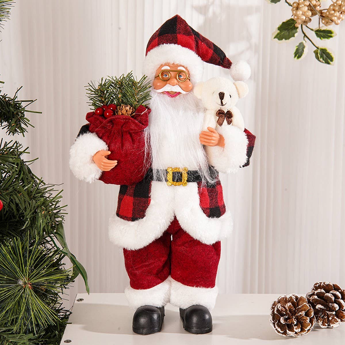 CHRISTMAS DECORATION BACKPACK OLD MAN ORNAMENTS
