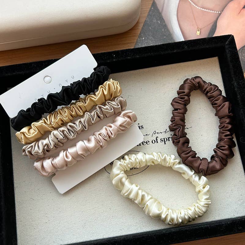 French-style fine hair rope made of mulberry silk