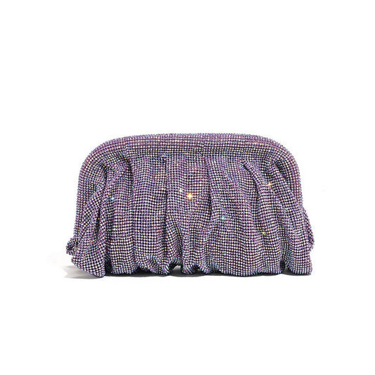 LUXURY HANDMADE RHINESTONE CLOUD CLIP EVENING BAG_CWAB3591