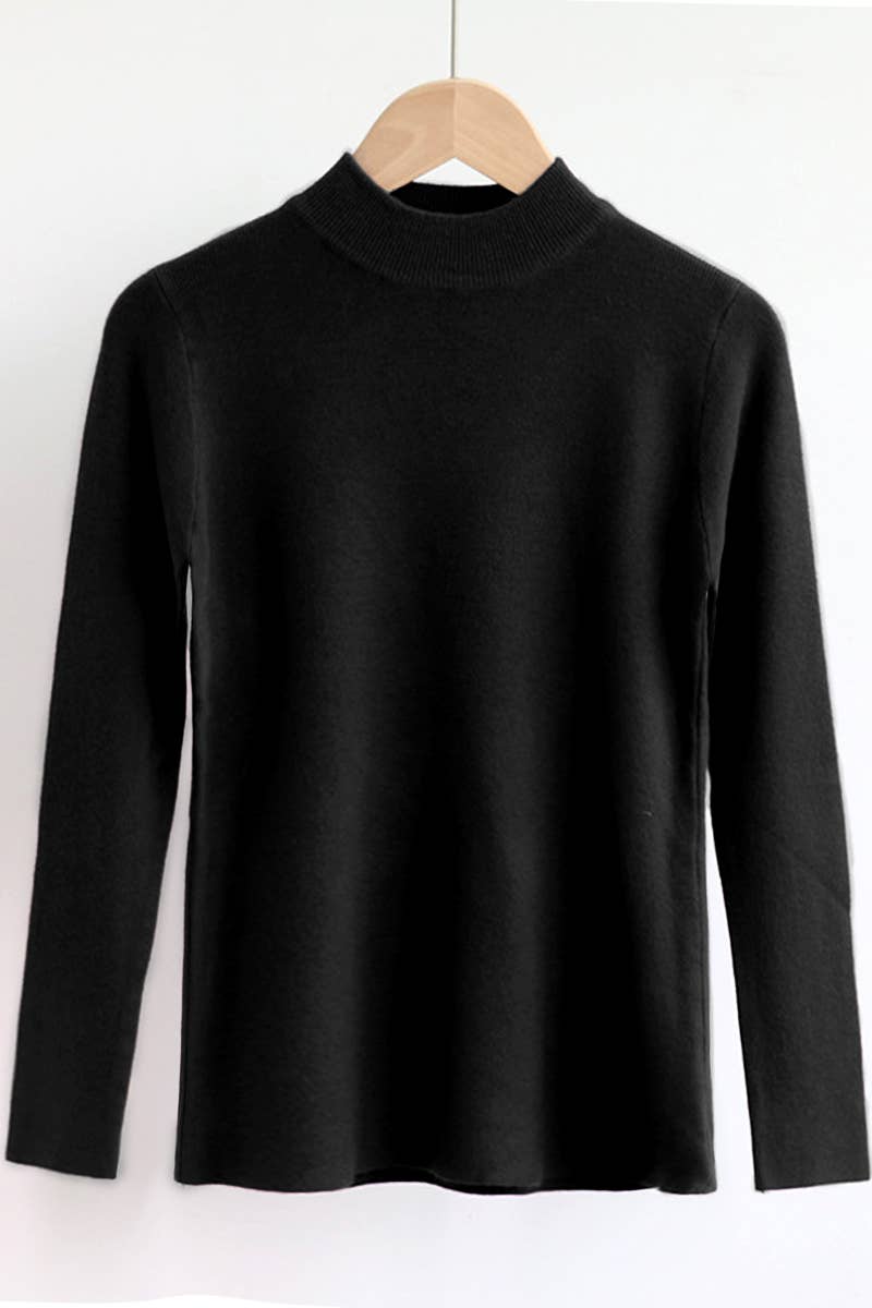 CWOSWL0538_Simple Crew Neck Pullover Sweater