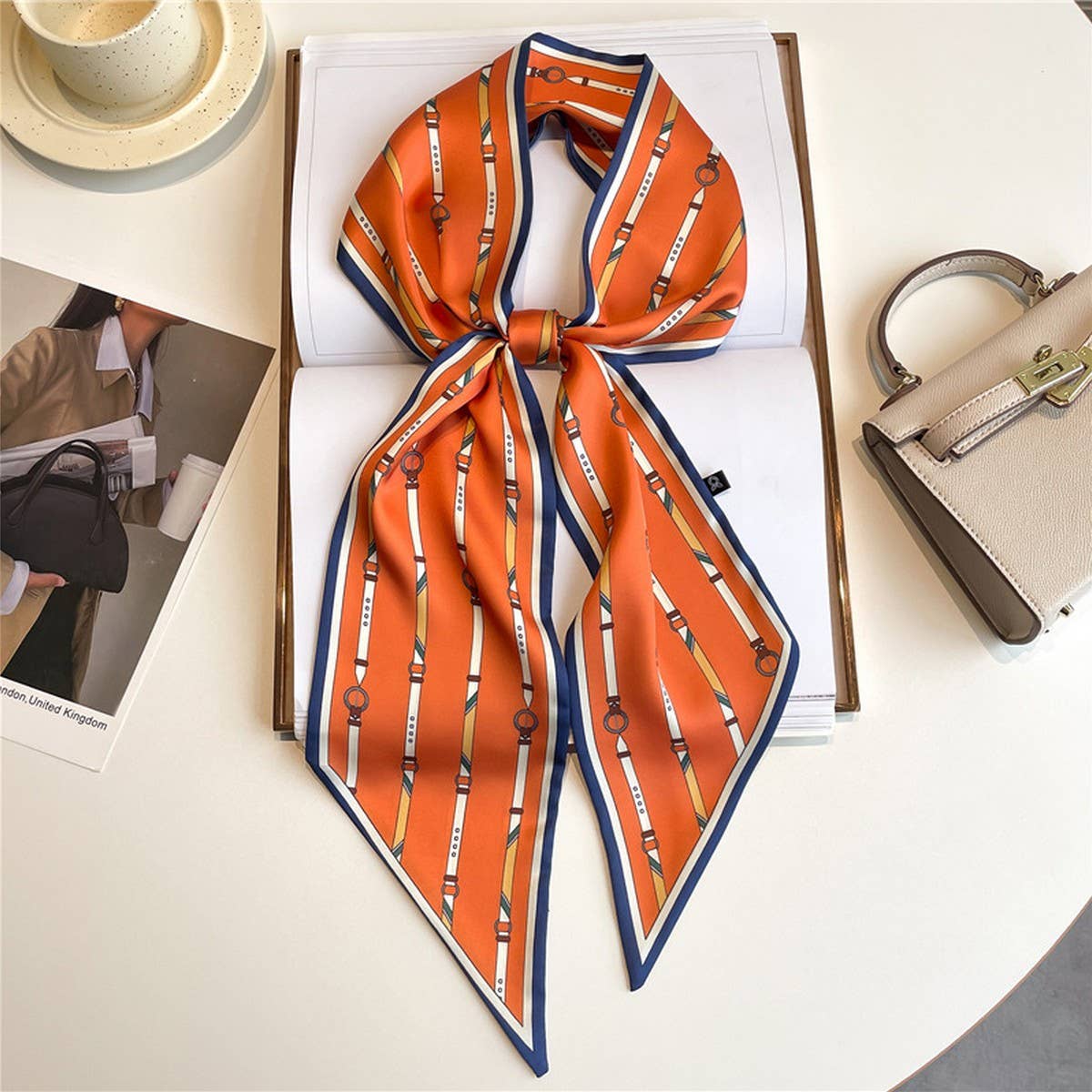 POLKA DOT THIN FASHIONABLE ALL-MATCH HEAD SCARF_CWASC1517