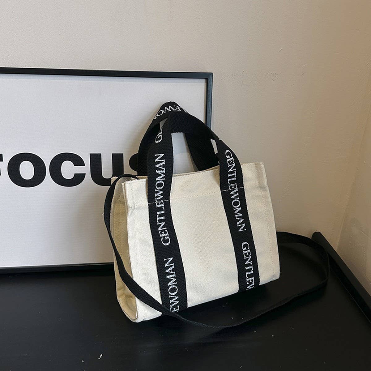 NEW CASUAL LETTER BASKET CANVAS SHOULDER BAG_CWAB2675