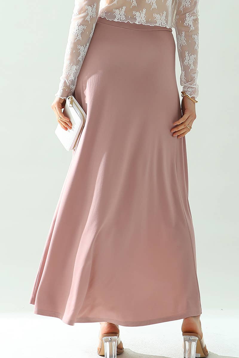 CWBLS117-P_High Waisted Maxi Wrap Skirts with Slit