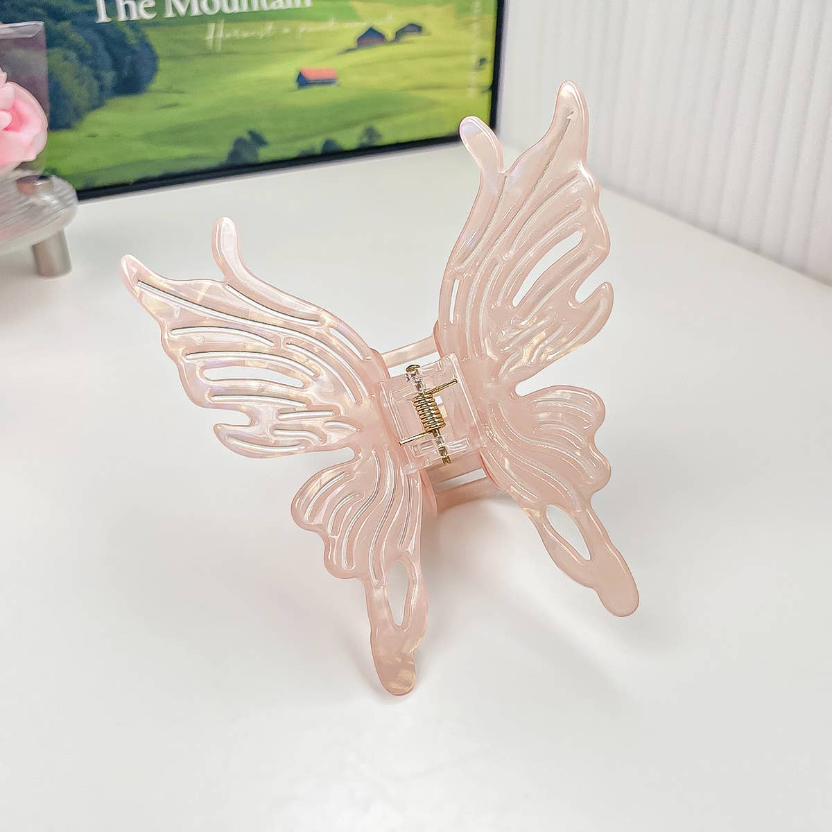 Iridescent Mermaid imitation acetic acid clip