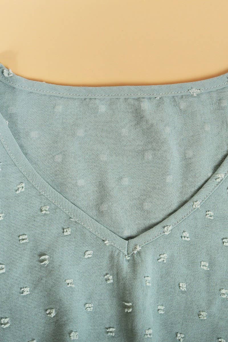 CWDSD4004_A SHORT DRESS WITH WOODEN EARS TRIMMED WAIST