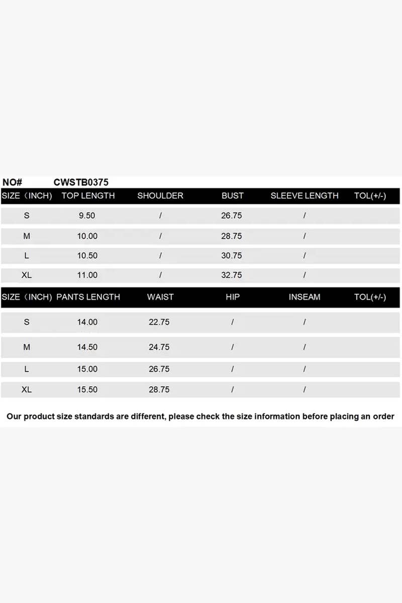 CWSS1078_SPRING AND SUMMER CAMISOLE CASUAL SHORTS SET