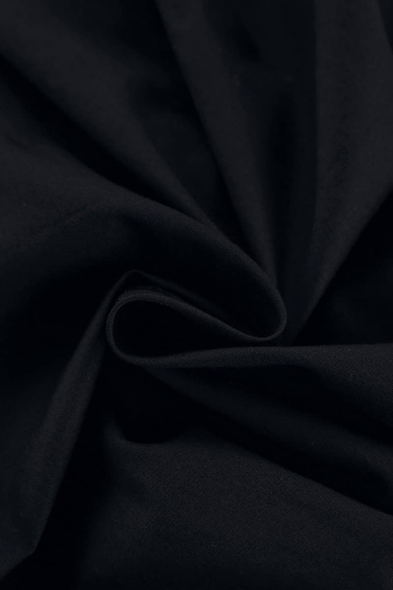 CWBSS0347_SOLID COLOR COTTON HIGH WAIST TUTU SKIRT