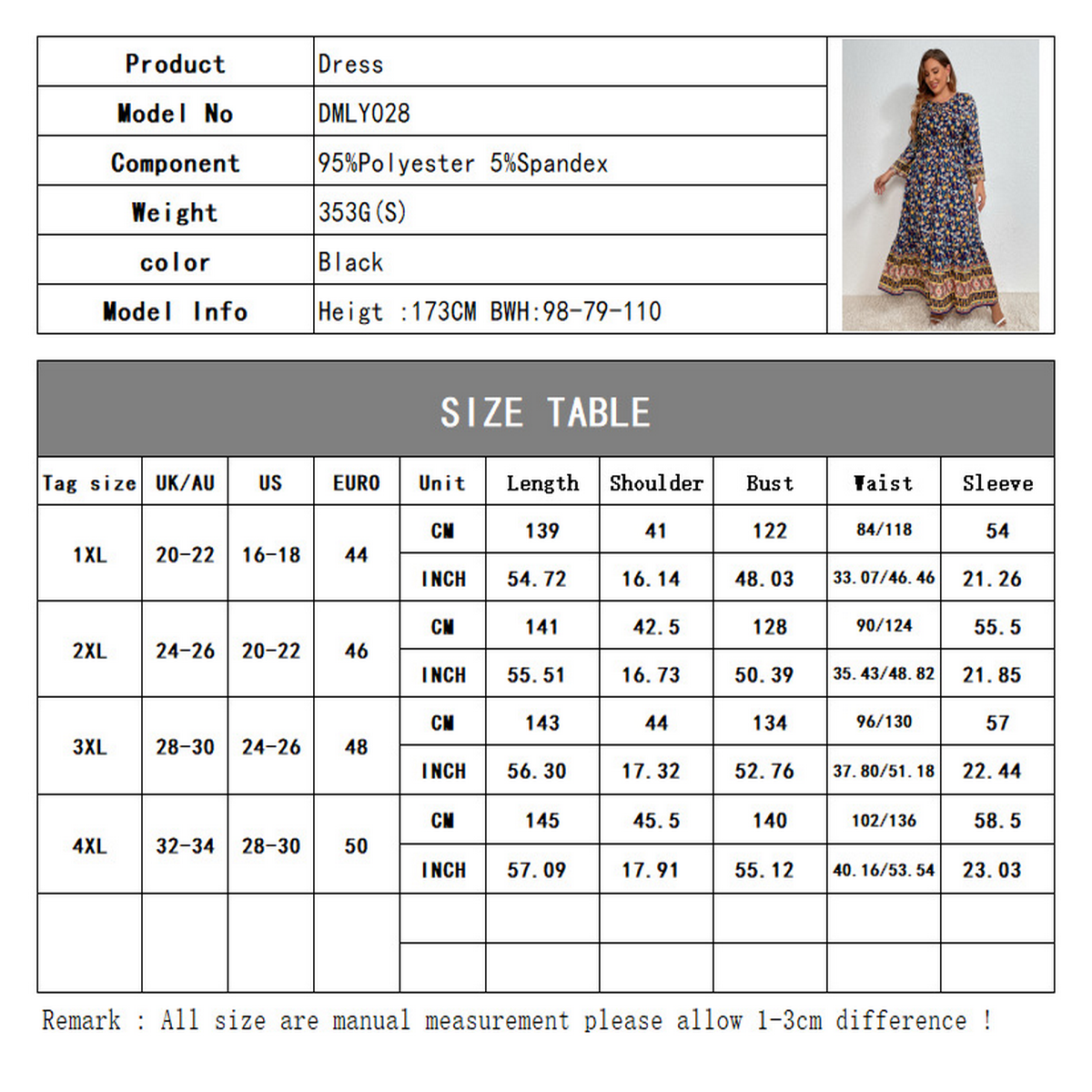 Elegant Cotton Linen Floral Dress for Wom