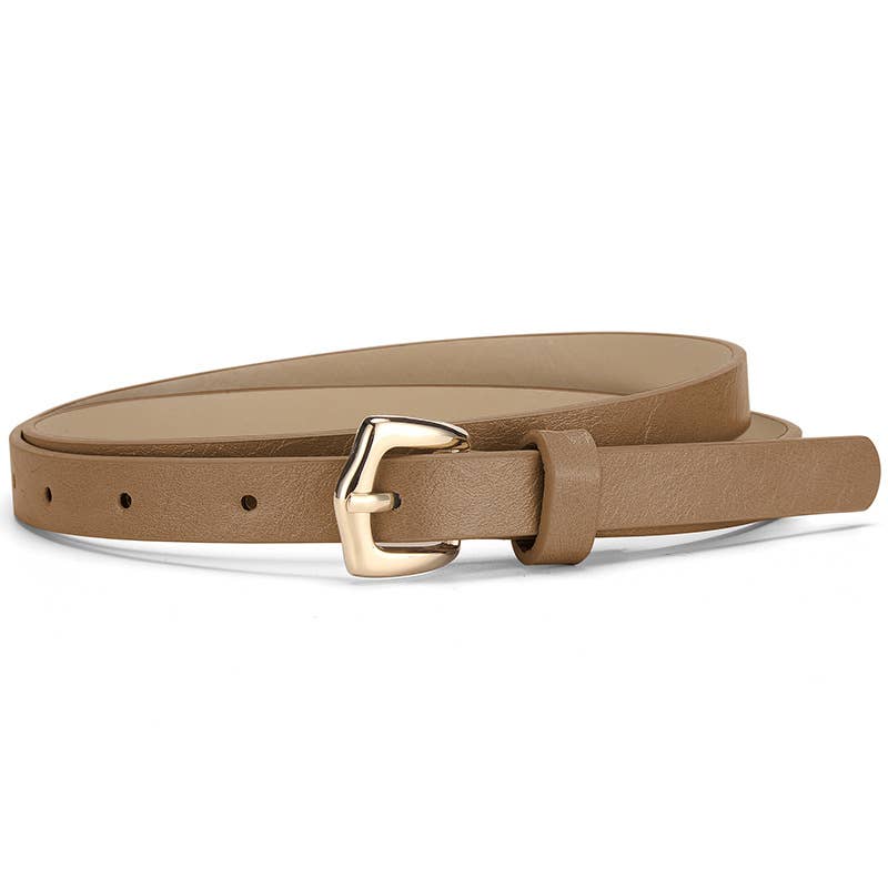 Minimalist belt with sense of fashion and luxury