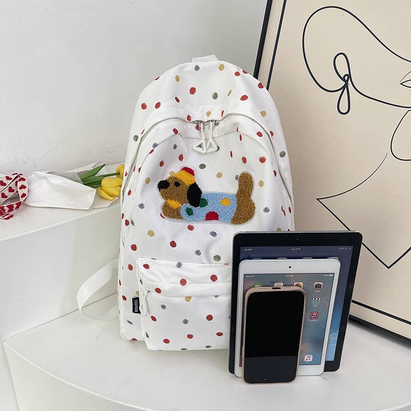 Printed versatile and large-capacity schoolbag