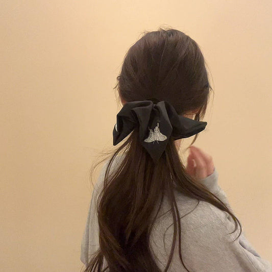 SATIN EMBROIDERED BUTTERFLY HAIRBAND HAIRACCESSORY