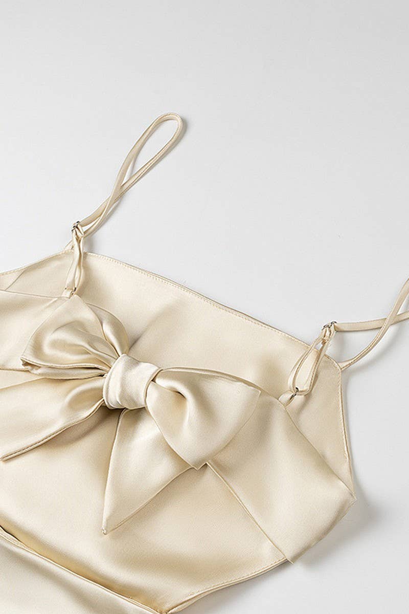 CWDHL0834_TEMPERAMENT COMMUTING TEXTURED SUSPENDER DRESS