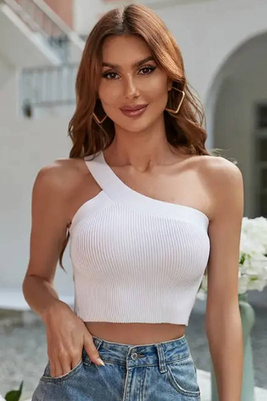 CWTTSL0305_SPRING AND SUMMER HOLLOW CONTRAST COLOR TANK TOP