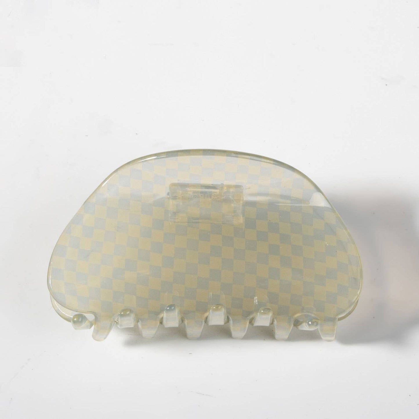 3.1in Mini Plaid Claw Clip for Hair Back Head Use_CWAHA0326