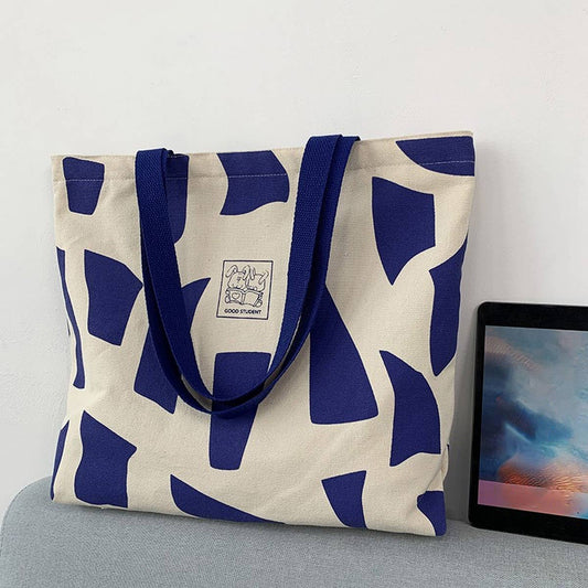 TOTE BAGS CANVAS WITH COLOR BLOCK STITCHING_CWAB2041