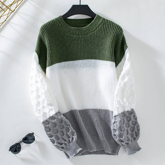 Floral pullover with matching sleeves