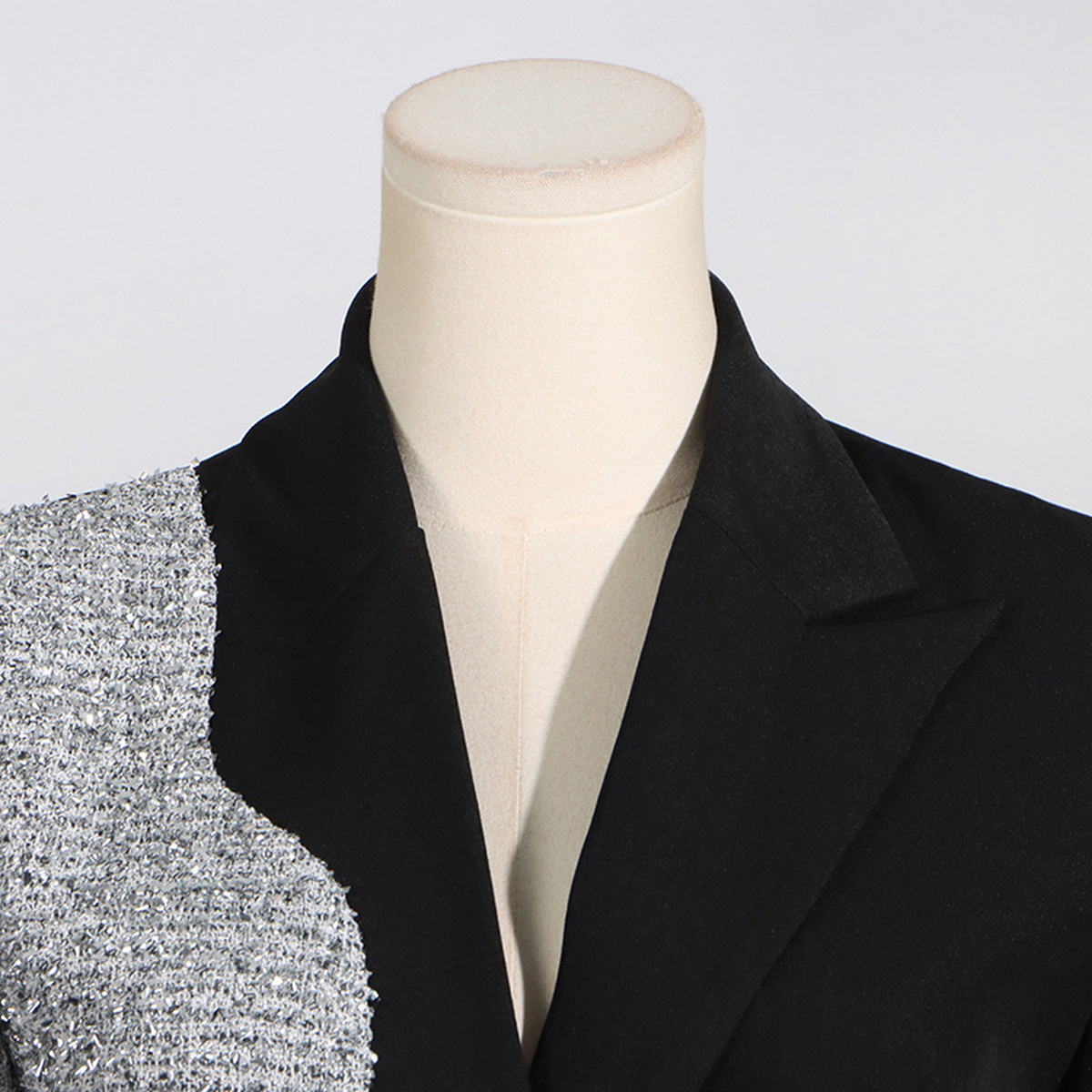 Colorblock Wool Blazer ? Slim Fit Petite Style