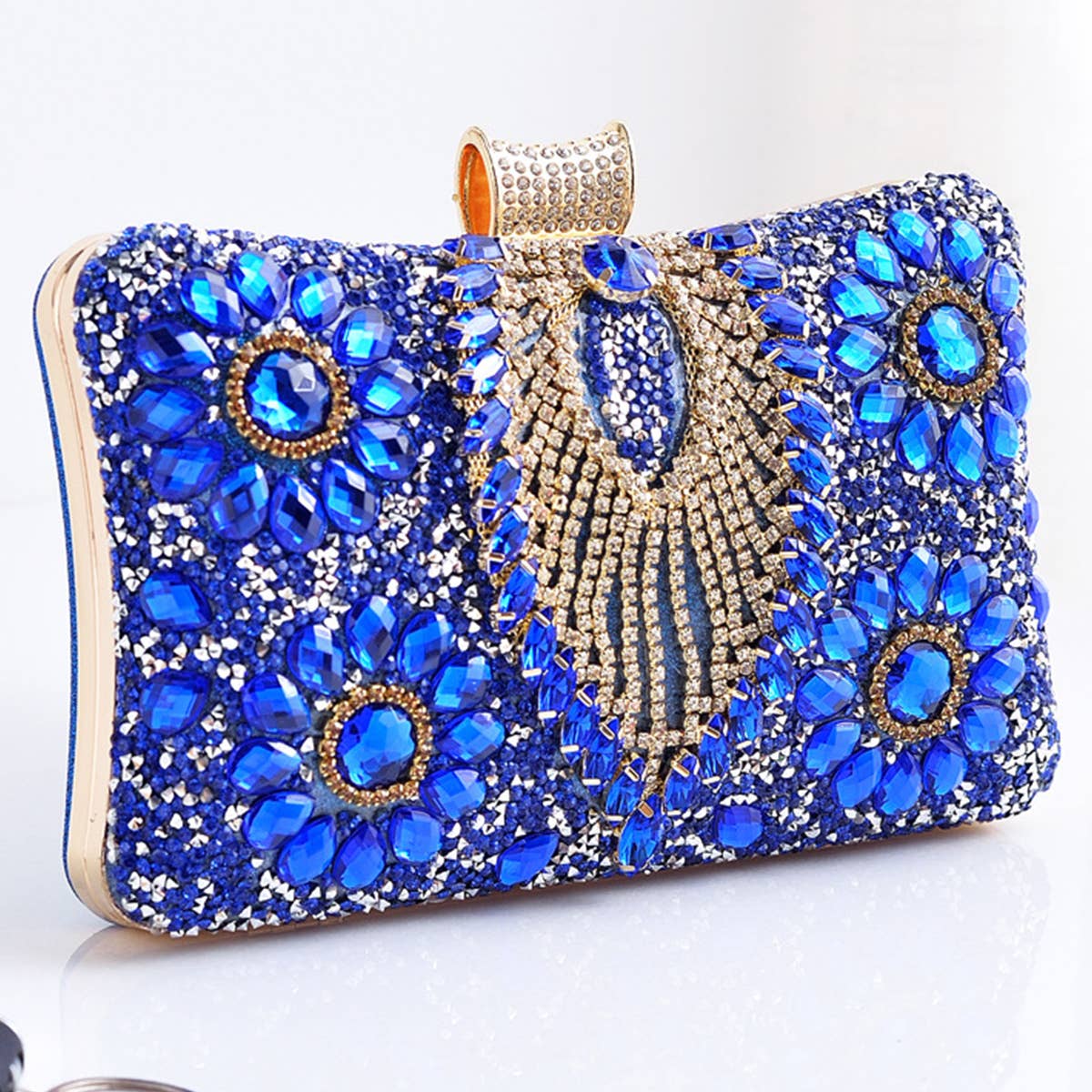 WOMEN DINNER CHAIN ONE-SHOULER DIAMOND BAG_CWAB0597