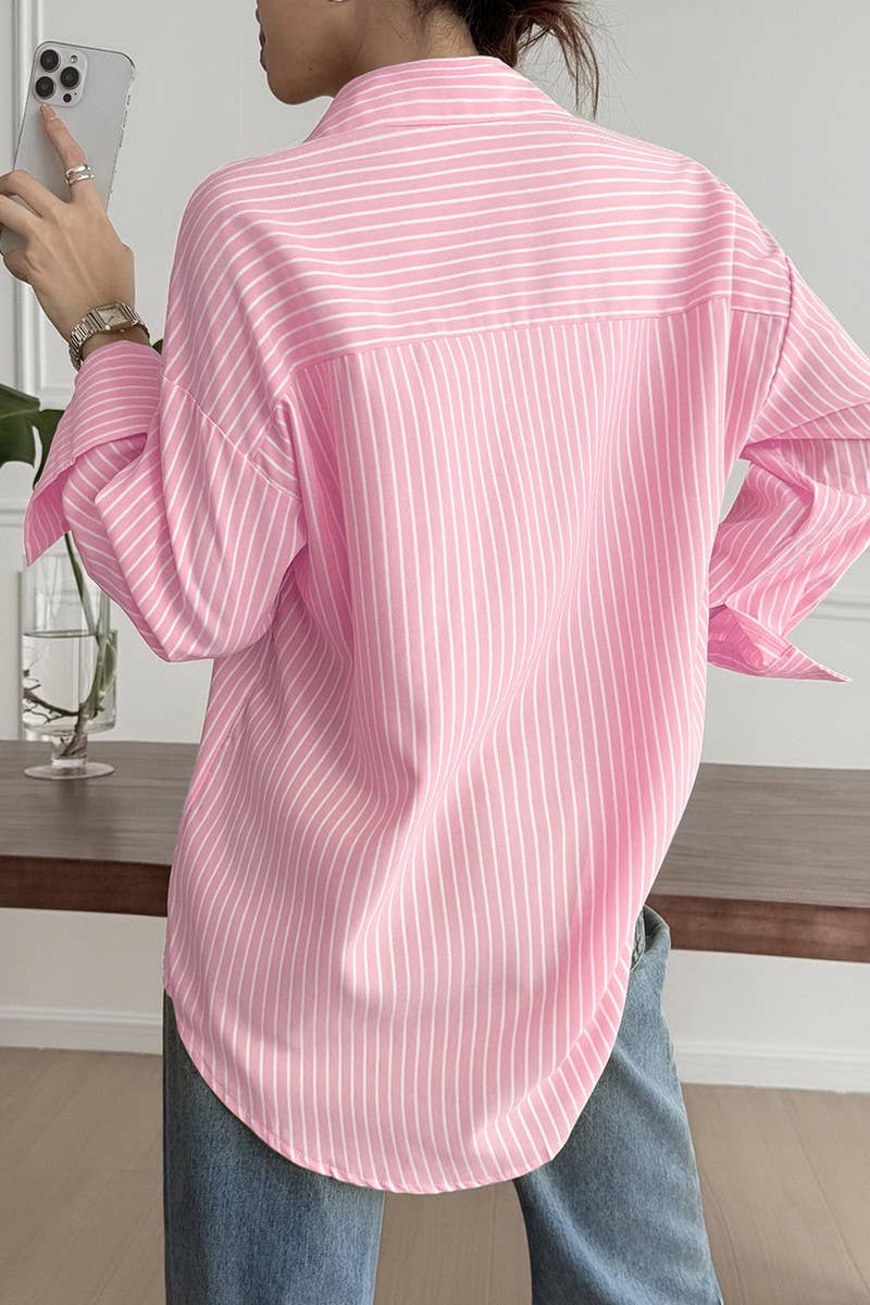 CWTSTL01003_CASUAL VACATION STRIPED LONG SLEEVE SHIRT