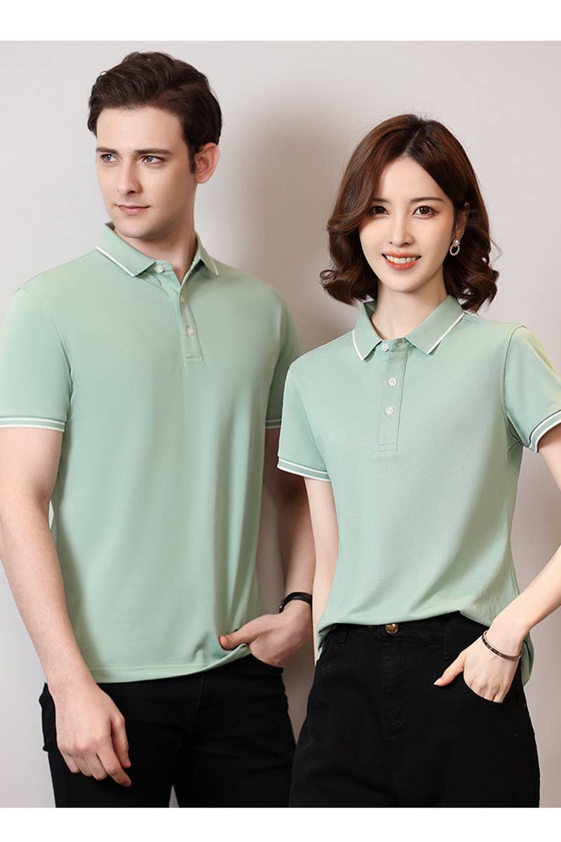 CWTBLS02449_EFFORTLESS STYLE SOLID POLO GOES WITH EVERYTHIN