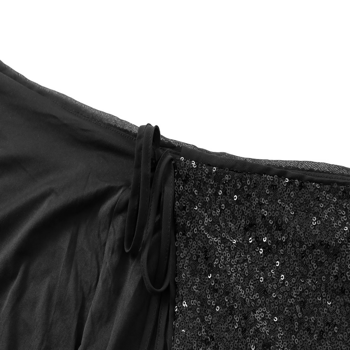 Sequin Wrap Skirt, French Chic Style for Women