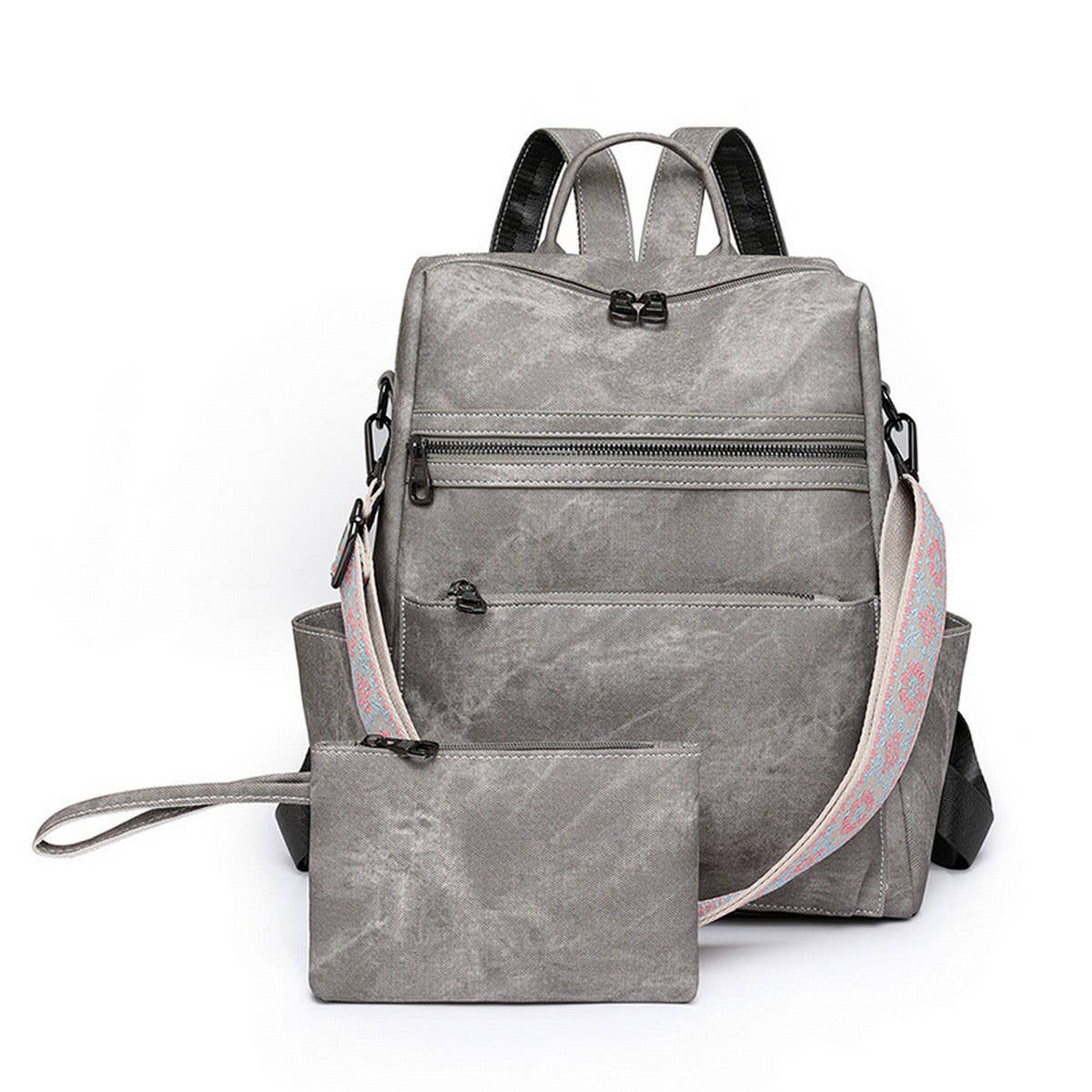 RETRO LARGE CAPACITY CASUAL TRAVEL BACKPACK PURSE_CUAB0185