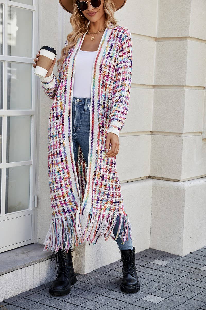 CWOCAL0506_Long Sleeve Casual Open Front Cardigan Sweater