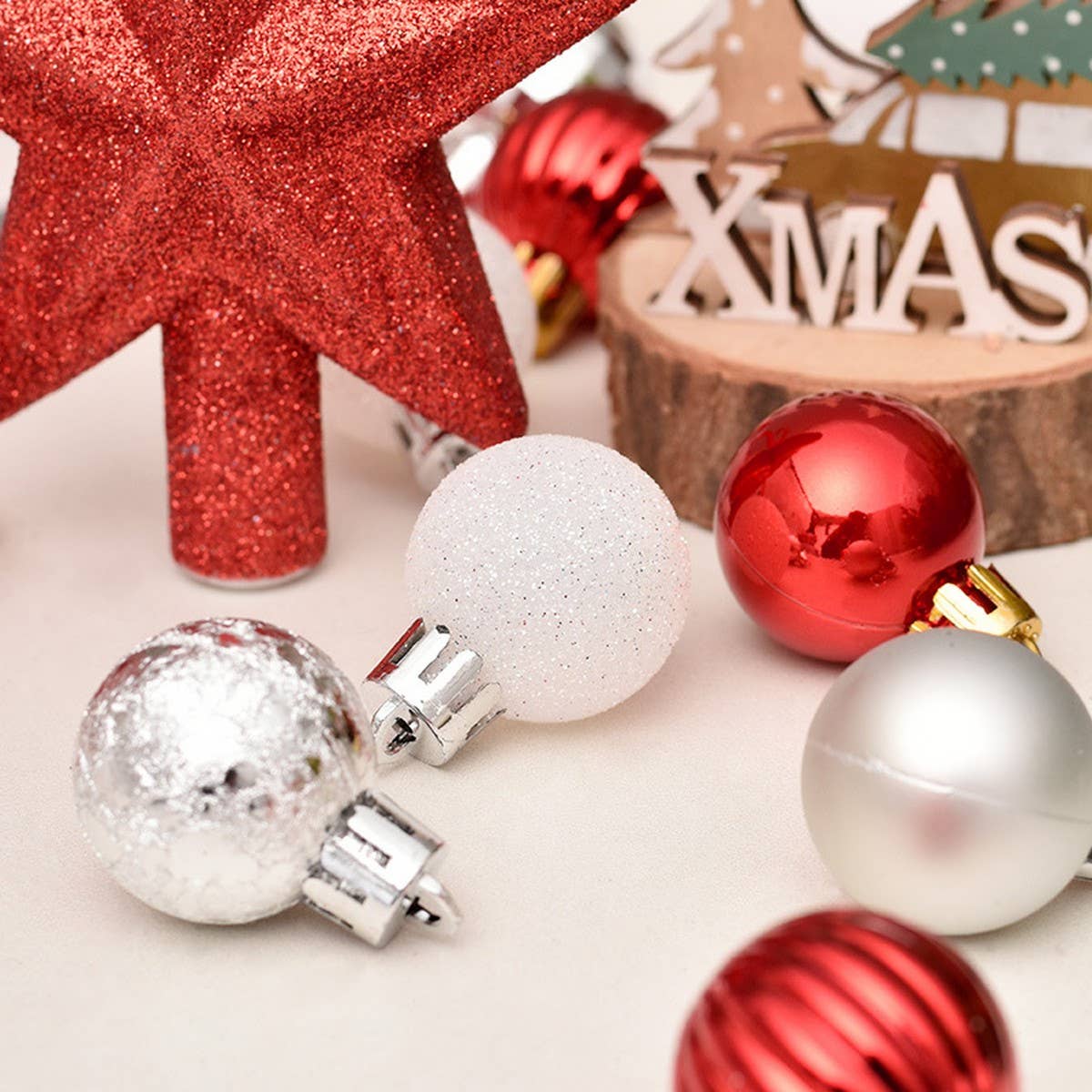 3CM Painted Christmas Balls Set of 30pcs_CWAJE5308