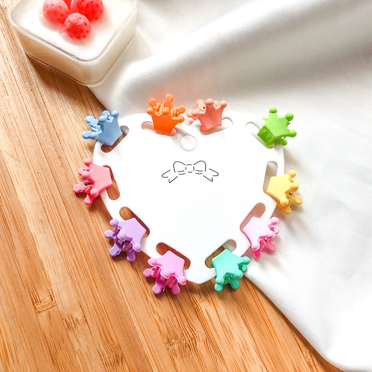 10pcs Mini Hair Claw Set - Candy Color Cute Clips_CWAHA0716