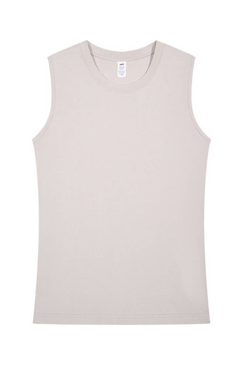 CWTTSL0517_LOOSE WAISTCOAT DESIGN NICHE T-SHIRT