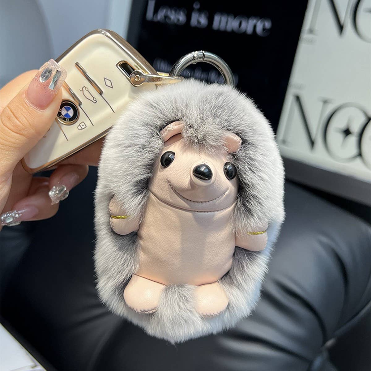 CUTE LITTLE HEDGEHOG CAR KEYCHAIN BAG PENDANT