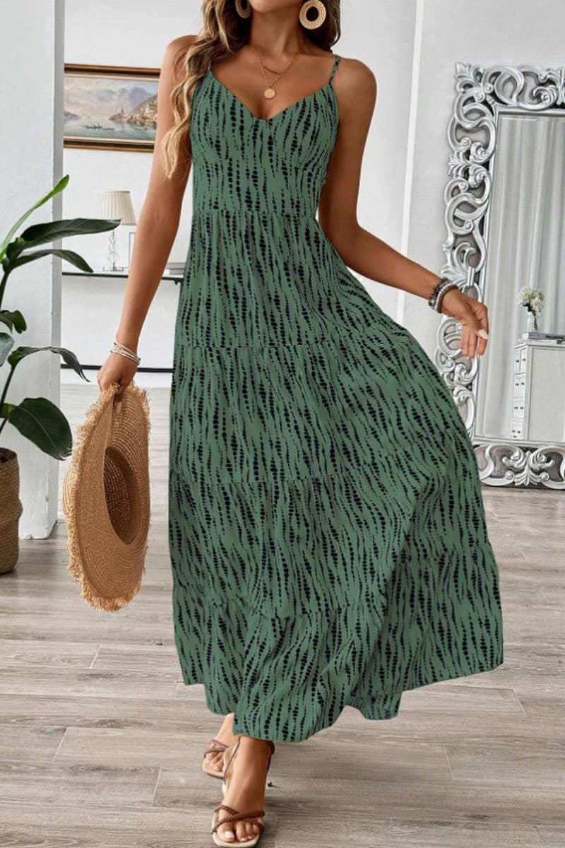 CWDMD5874_ASYMMETRICAL STRIPED CAMI MAXI DRESS