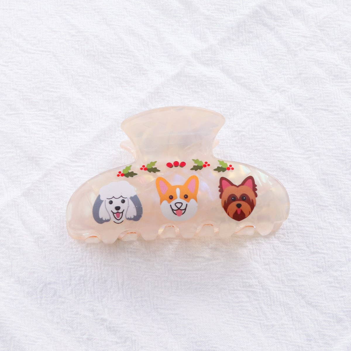 CWAHA5145_SIMPLE SWEET AND CUTE ANIMAL PRINT HAIRPIN