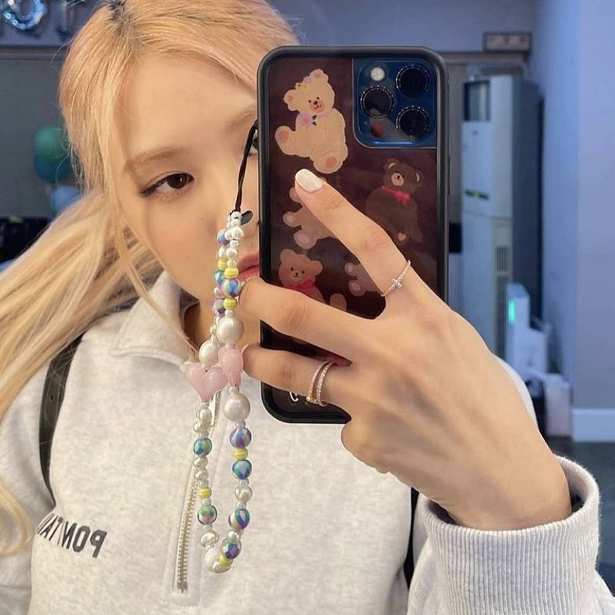 CWMM8705_SMALL FRESH IRREGULAR IMITATION MOBILE PHONE CHAIN