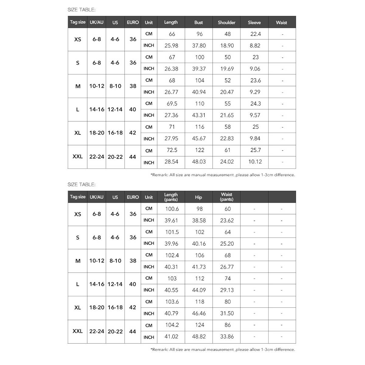 Color contrast printed pants shirt loose suit