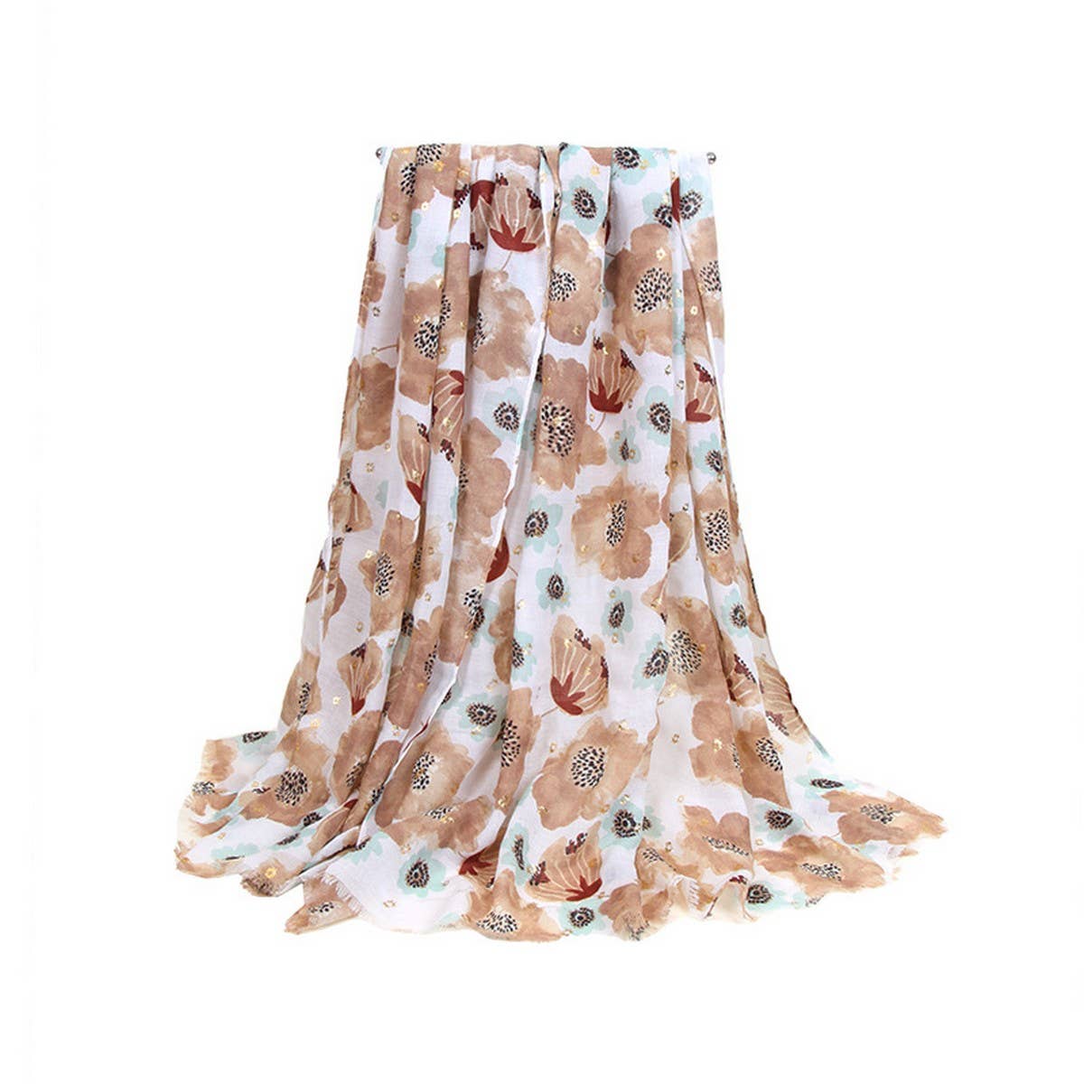 Satin Silk Scarf ? Colorful Sun Protection Shawl