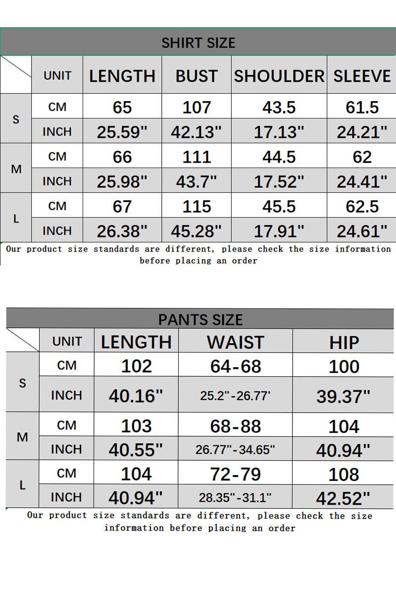 CWSPJ00531_PRINTED PAJAMA SET WOMEN AUTUMN LONG SLEEVE PANTS