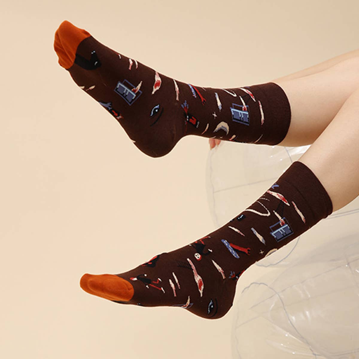 PATTERN SKATEBOARD SOCKS FOR  ANIMALS_CWMS0168