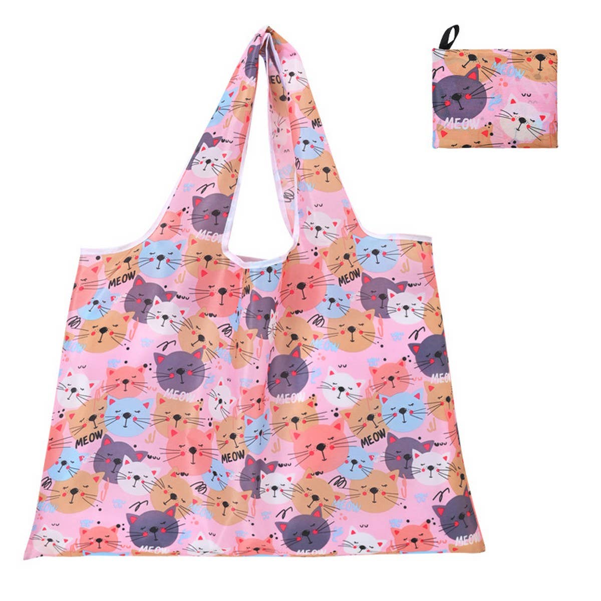 OXFORD CLOTH FOLDABLE ECO-FRIENDLY SHOPPING BAG_CWAB3464