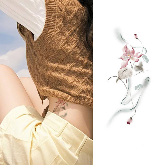 Elegant Floral Arm Tattoos Waterproof&Long Lasting