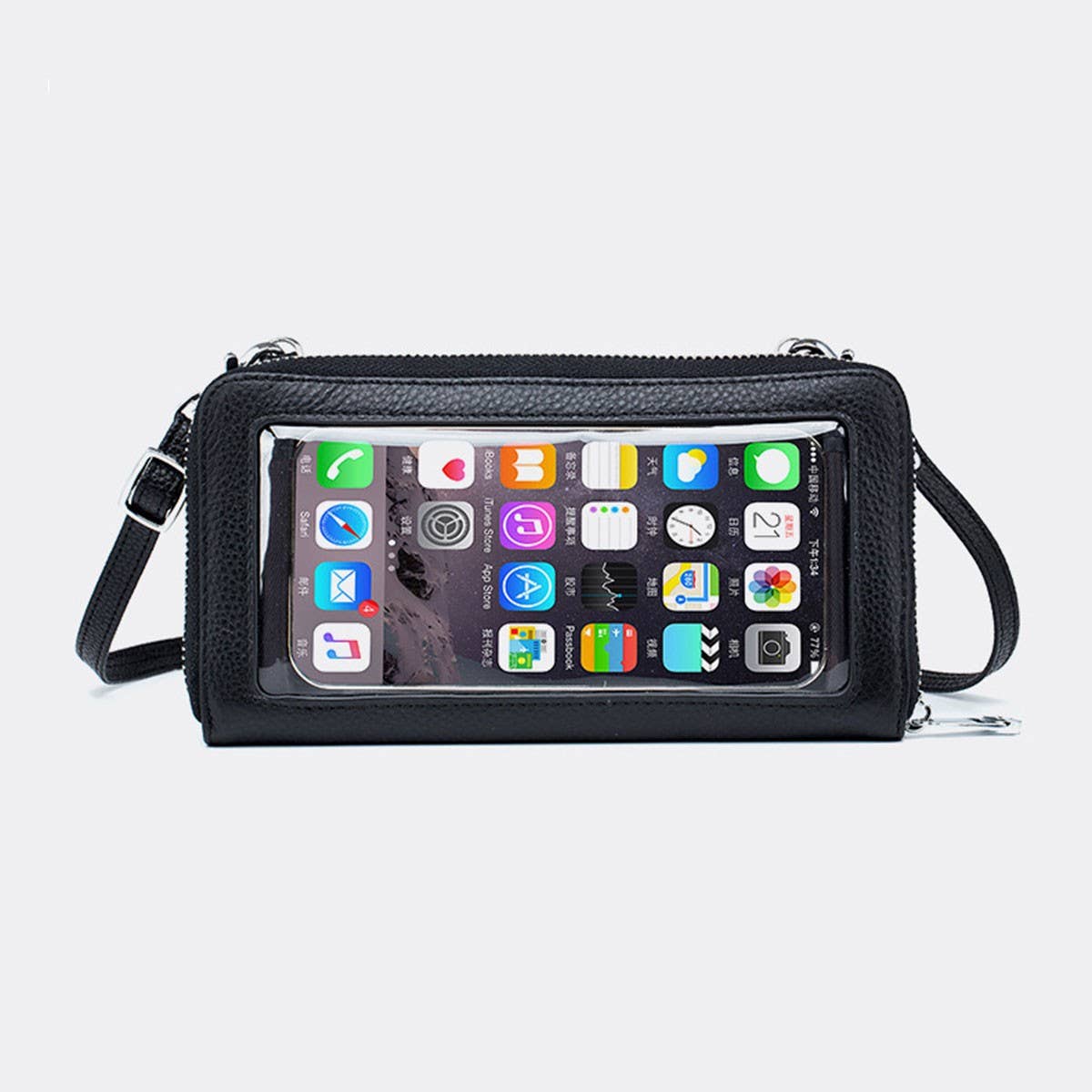 MINI CROSSBODY PHONE BAG GENUINE LEATHER WALLET_CWAB3730