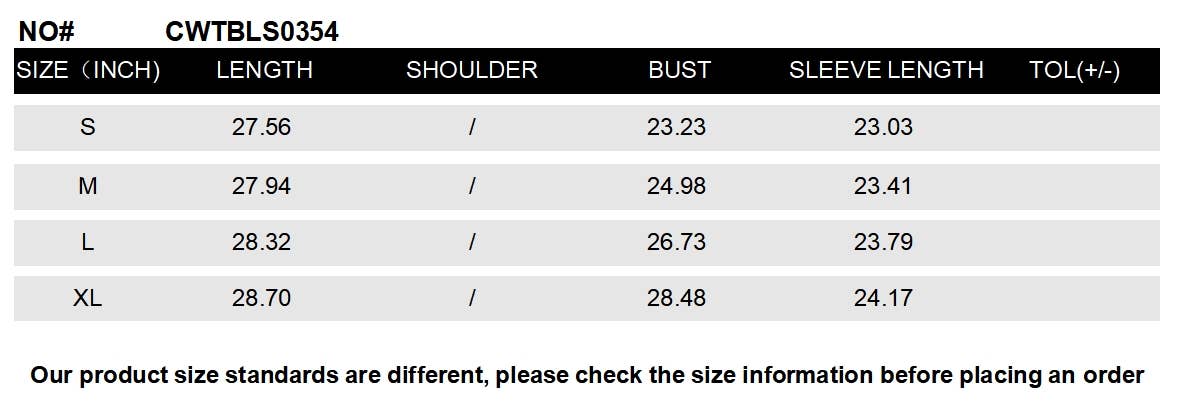 CWTBLS0354_V Neck Print Short Sleeve Blouse