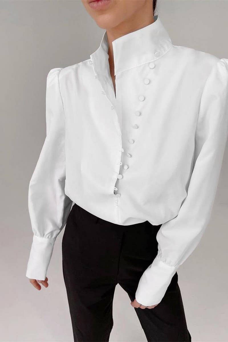 CWTBLL3352_STAND-UP COLLAR COMMUTER PROFESSIONAL SHIRT