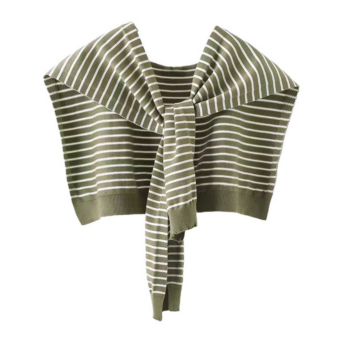 Accessorize with a striped cape