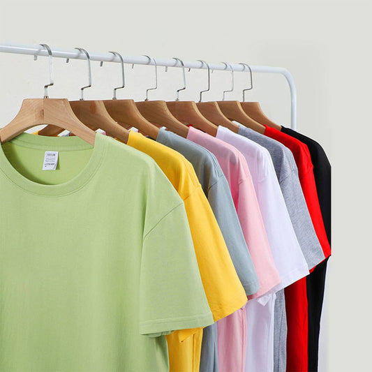 170g Slim Fit Cotton Crewneck Tee – Unisex Basic Shirt