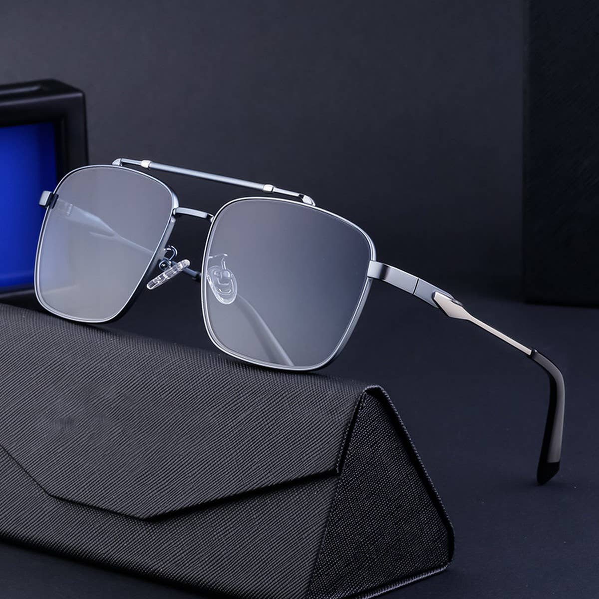 OUTDOOR UV PROTECTION SQUARE FRAME SUNGLASSES_CWASG0706